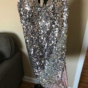 Dave and Johnny sequin cocktail dress
